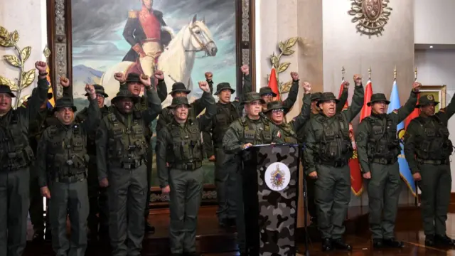 Líderes militares na Venezuela