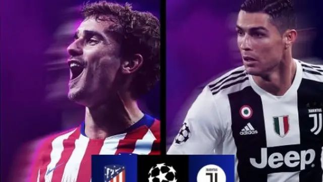 Antoine Griezmann ati Cristiano Ronaldo