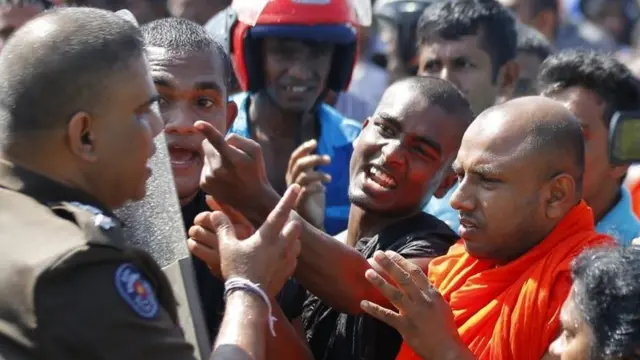 श्रीलंका में चीन का विरोध