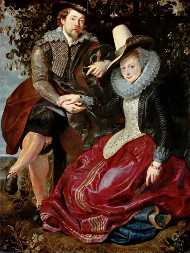 Autorretrato de Peter Paul Rubens com sua esposa, Isabel Brant (c.1609)
