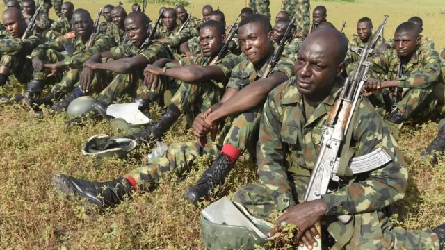 military burn houses for Naka