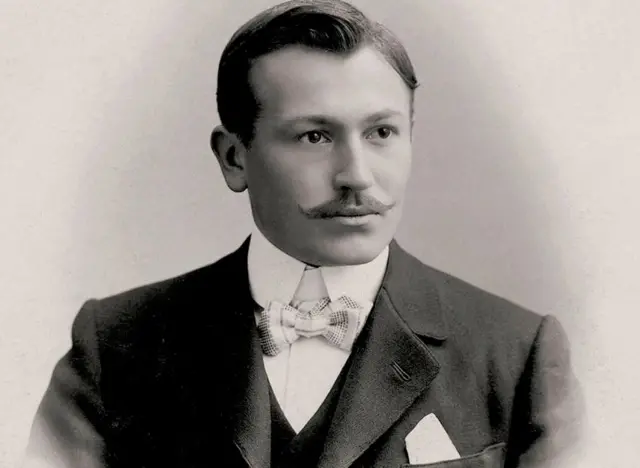 Retrato de Hans Wilsdorf