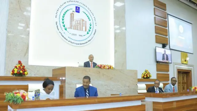 የፌደሬሽን ምክር ቤት ስብሰባ ላይ