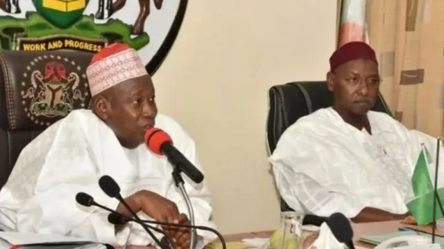 Govnor Ganduje and Hafiz Abubakar