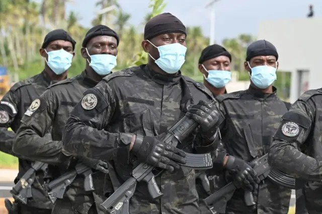 Des soldats ivoiriens.