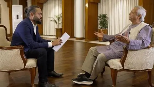 बांग्लादेश की अंतरिम सरकार के मुख्य सलाहकार प्रोफेसर मोहम्मद यूनुस से बीबीसी बांग्ला की बातचीत