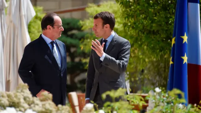 Макрон и Олланд