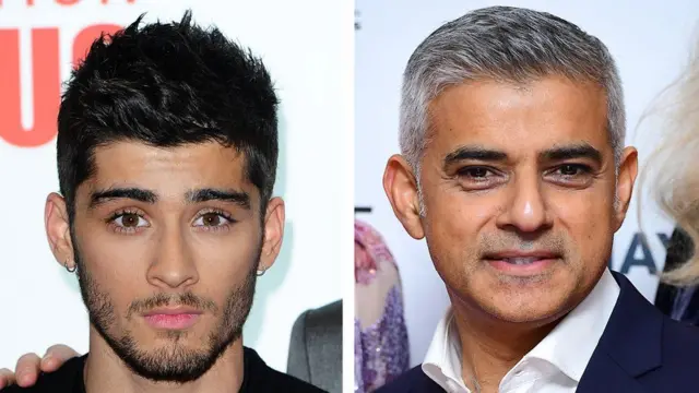 Zayn Malik dan Sadiq Khan