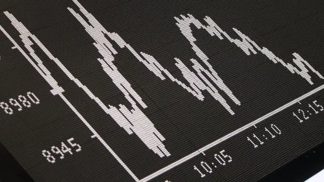 Stock market graph