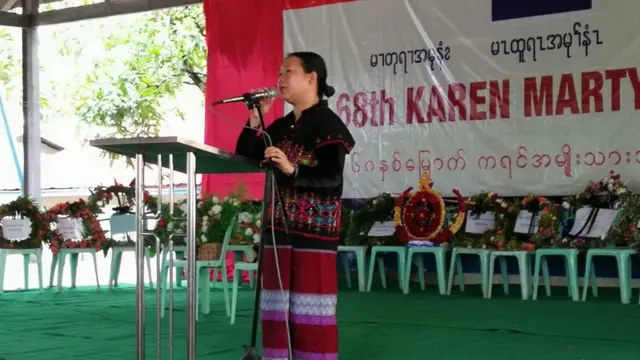 ကရင်တိုင်းရင်းသားရေးရာ ဝန်ကြီးတက်လို့ ဘုရားကျောင်းတာဝန်ရှိသူတွေက ပွဲကျင်းပဖို့လက်ခံခဲ့
