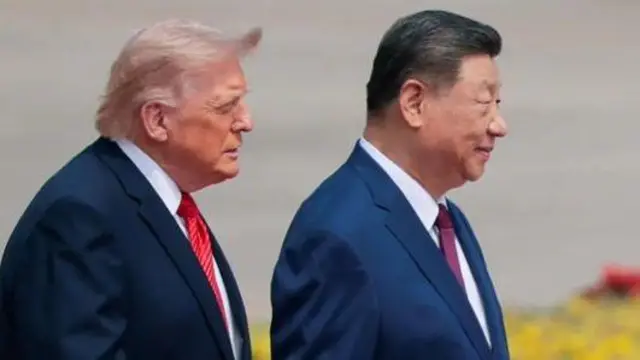 Дональд Трамп і Сі Цзіньпінпід час візиту Трампа до Пекіна