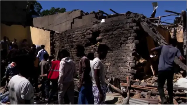 ኣብ ከተማ መቐለ ደብዳብ ነፈርቲ