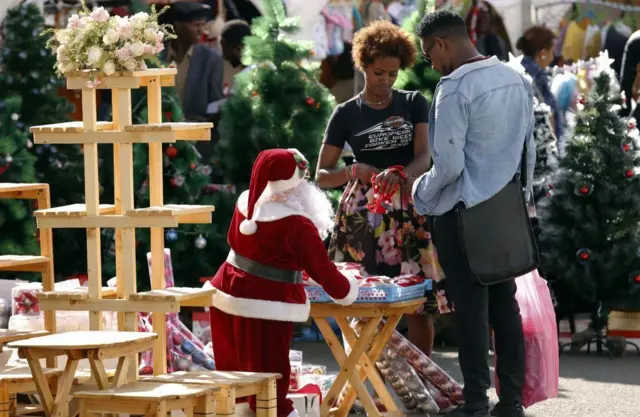 በየዓመቱ ለገና የሚካሄደው ባዛር 