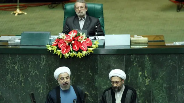 مراسم تحلیف روحانی