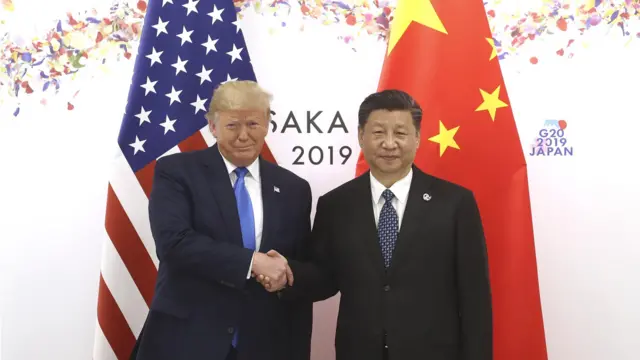 Президент Трамп и председатель КНР Си Цзиньпин