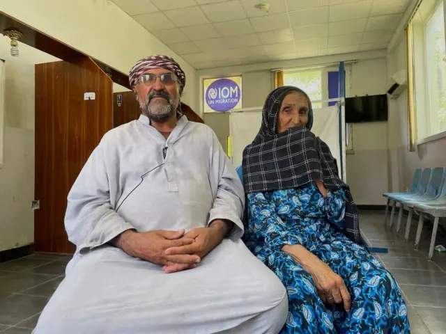 Rahmatullah and her mother Nournama