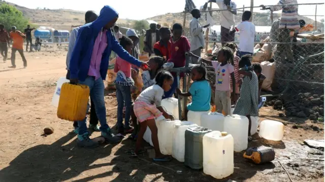 صور من حياة اللاجئين الإثيوبيين في السودان
