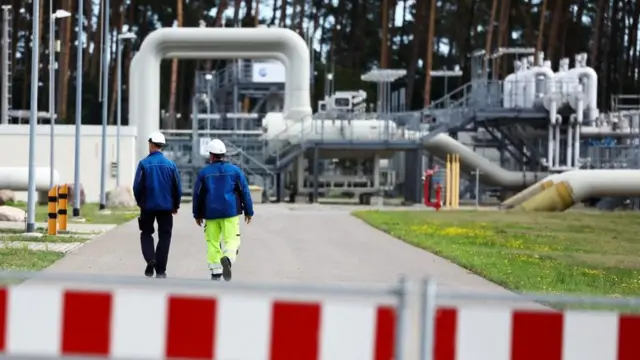 Đường ống Nord Stream 1 ở Lubmin, Đức