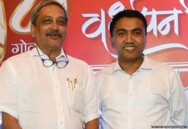 परिकरांशी सावंतांचे जवळचे संबंध होते