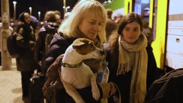 Украинские беженцы в польском городе Хелм