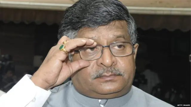 क़ानून मंत्री रविशंकर प्रसाद