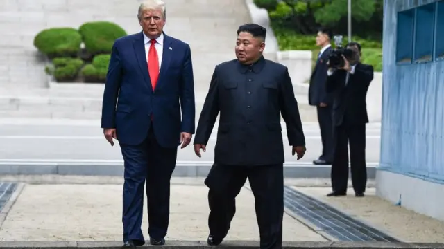 김정은 위원장이 트럼프 대통령