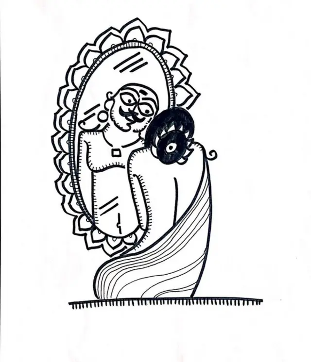 रेखाचित्र - देवदत्त पट्टनायक