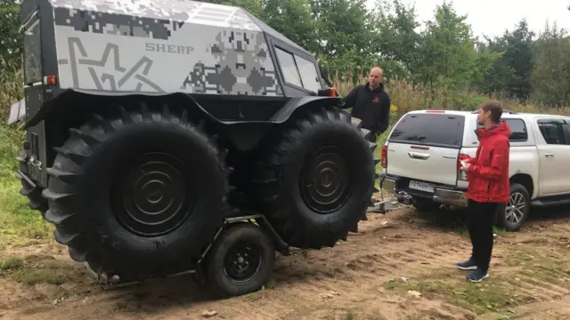 "Шерп" на прицепе