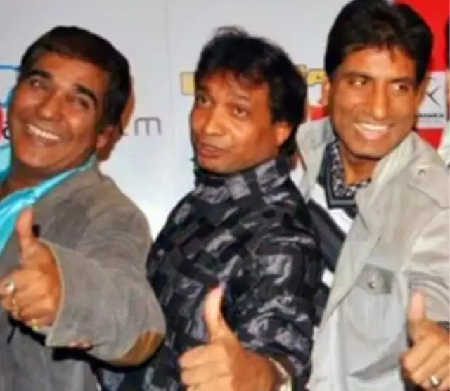 પરાગ કંસારા, સુનીલ પાલ અને રાજુ શ્રીવાસ્તવ