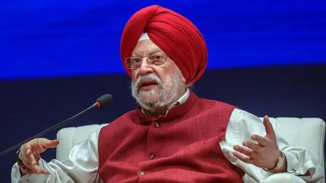 ভারতের পেট্রোলিয়ামমন্ত্রী হরদীপ সিং পুরী