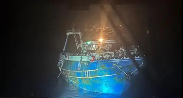 Aworan ọkọ naa ree ni wakati diẹ ṣaaju ko to o ri