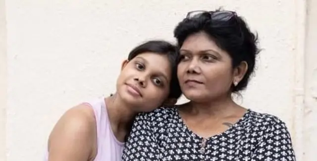 Bhoomi and her daughter Astha