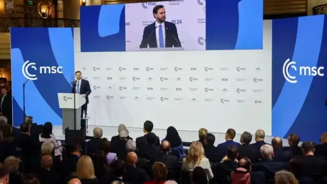 Madaxweyne ku xigeenka Maraykanka JD Vance oo hadal ka jeediyey shirkii amniga ee Munich