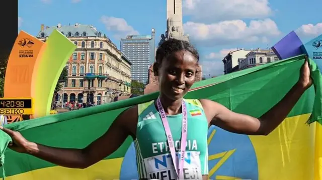 የመካከለኛ ርቀት ተወዳዳሪዋ አትሌት ድርቤ ወልተጂ