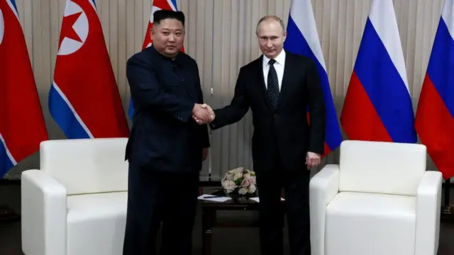Kim Jong-un dan Vladimir Putin
