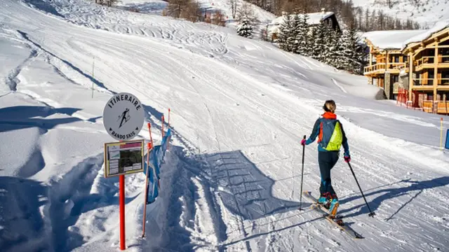 Лыжный курорт во Франции