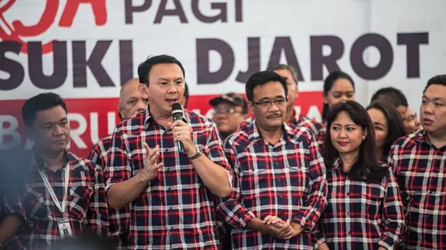 ปูร์นามากล่าวระหว่างการลงคะแนนเลือกตั้งผู้ว่าการกรุงจาการ์ตารอบแรกเมื่อวันที่ 15 กุมภาพันธ์ 2017