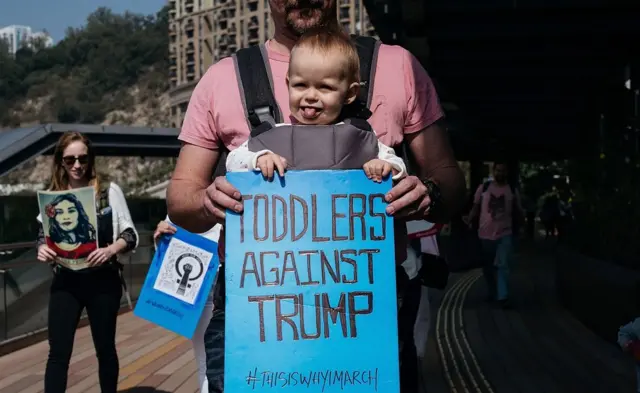 澳门反特朗普示威（21/1/2017）