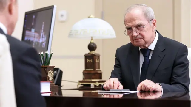 Валерий Зорькин на встрече с Путиным