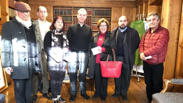 Osvaldo Aravena con Bertomeu