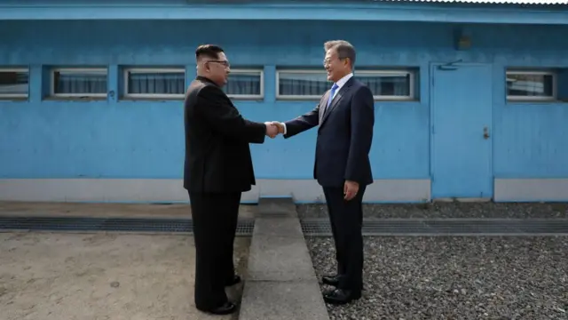 కిమ్ జోంగ్-ఉన్, మూన్ జే-యిన్