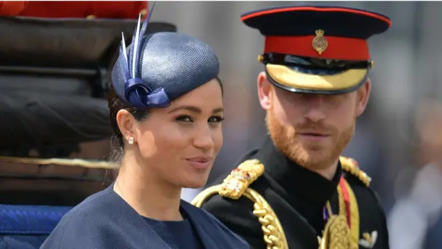 Meghan Markle y el príncipe Harry