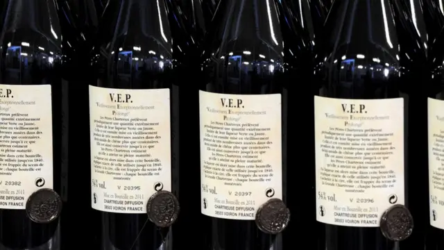 Бутылки с ликером