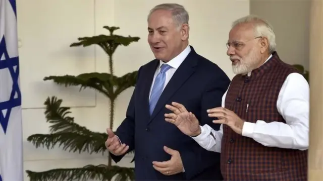 బెంజమిన్ నెతన్యాహు, ప్రధాని మోదీ