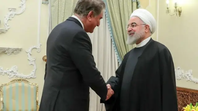 حسن روحانی و شاه محمود قریشی