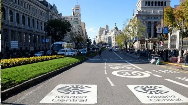 The measures in Spain's capital prioritise cyclists and pedestrians ahead of motorists