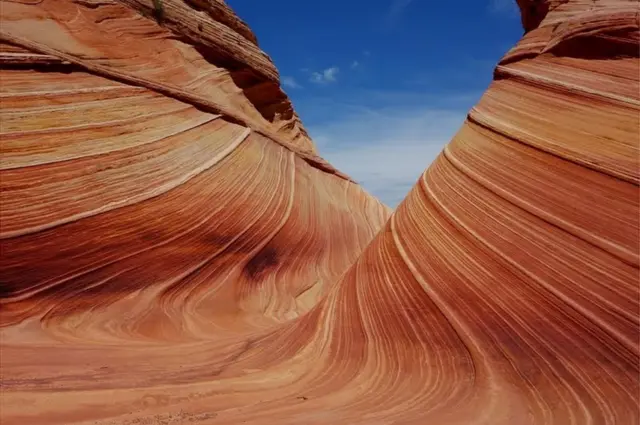 Sandstone patterns on The Wave