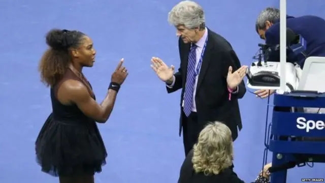 ਬਹਿਸ ਦੌਰਾਨ ਸੈਰੇਨਾ ਵਿਲਿਅਮਜ਼