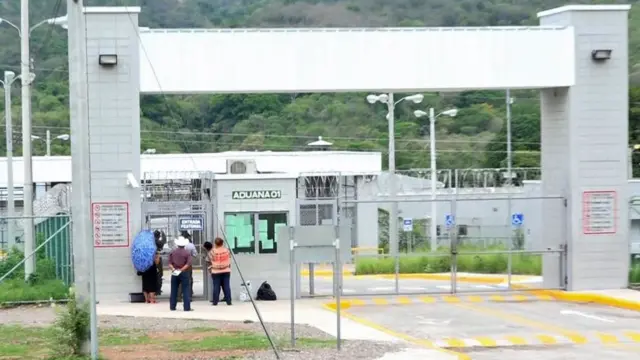 Carcel de El Pozo I en Santa Bárbara, Honduras.