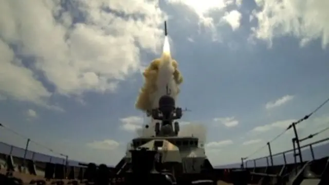 රුසියාවේ කෲස් මිසයිල් ප්‍රහාරයක්